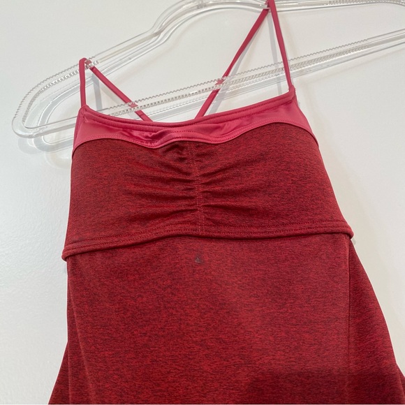 PrAna crimson red Makoa tankini strappy Swim top XS - Picture 5 of 11